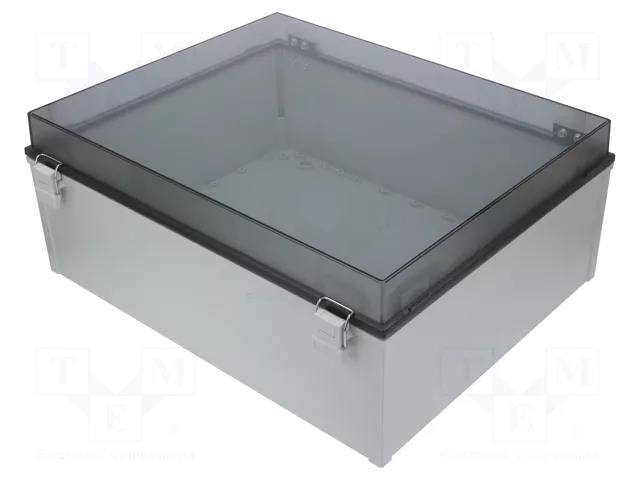 Enclosure: wall mounting; X: 400mm; Y: 500mm; Z: 200mm; CAB; grey FIBOX CABPC504020T
