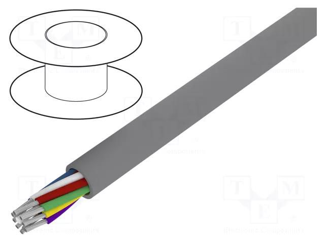 Wire; Alpha Essential C&C; 9x22AWG; unshielded; 300V; 305m; Cu ALPHA WIRE 1179C-SL001