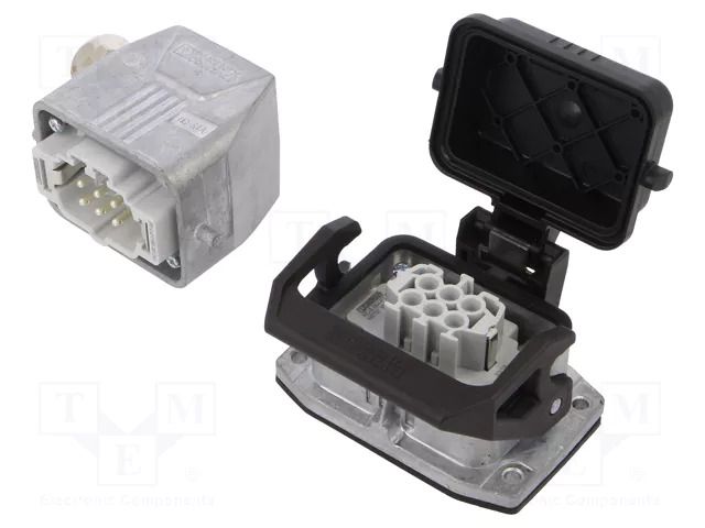 Connector: HDC; male + female; PIN: 6; 16A; 500V; HDC; 6+PE; M20 PHOENIX CONTACT HCEVOB06PTBWSCHLM2