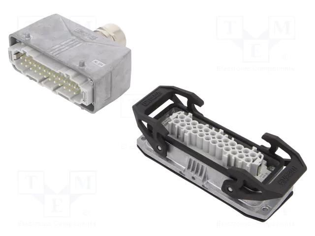 Connector: HDC; male + female; PIN: 24; 16A; 500V; HDC; 24+PE; M32 PHOENIX CONTACT HCSTAB24PTBWDLTM32