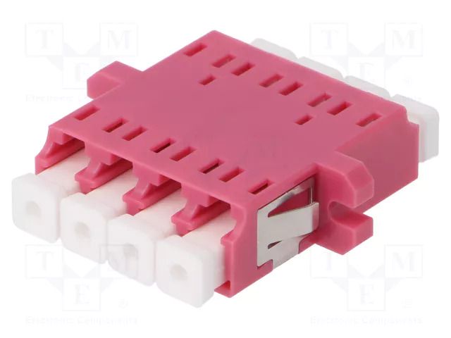 Connector: fiber optic; socket,coupler; quad,multi mode (MM); LC FIBRAIN A001-LC-4X-1178