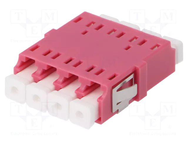 Connector: fiber optic; socket,coupler; quad,multi mode (MM); LC FIBRAIN A001-LC-4X-2178