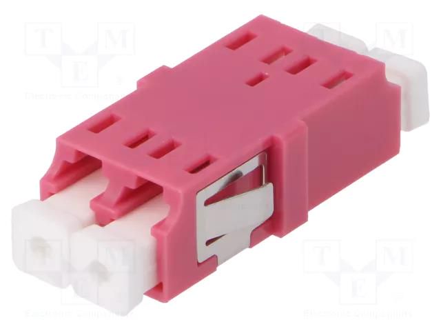 Connector: fiber optic; socket,coupler; duplex,multi mode (MM) FIBRAIN A001-LC-DX-2178