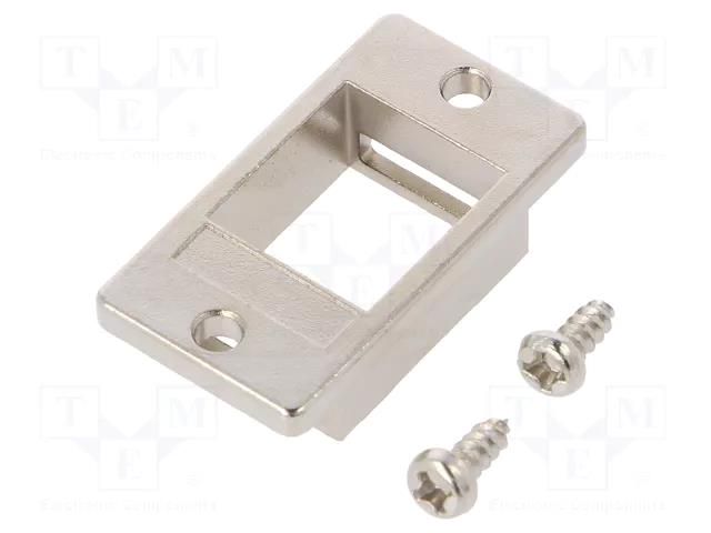 Case; shielded,Keystone; metallic; for panel mounting LOGILINK LOG-MP0054