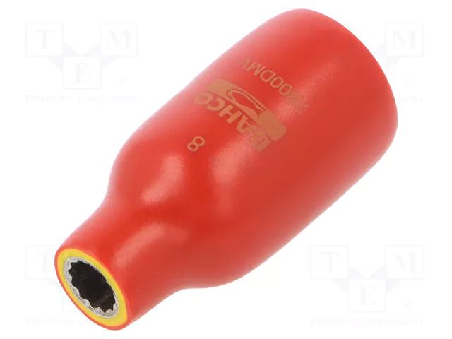 Socket; 12-angles,insulated,socket spanner; 8mm; 1/2"; 1kV BAHCO SA.7800DMV-8