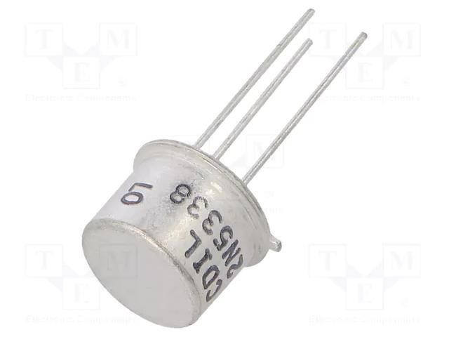 Transistor: NPN; bipolar; 100V; 5A; 6W; TO39 CDIL 2N5338-CDI
