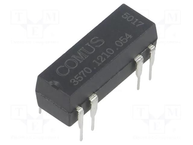 Relay: reed switch; SPST-NO; Ucoil: 5VDC; 500mA; max.150VDC; 10W COMUS 3570.1210.051
