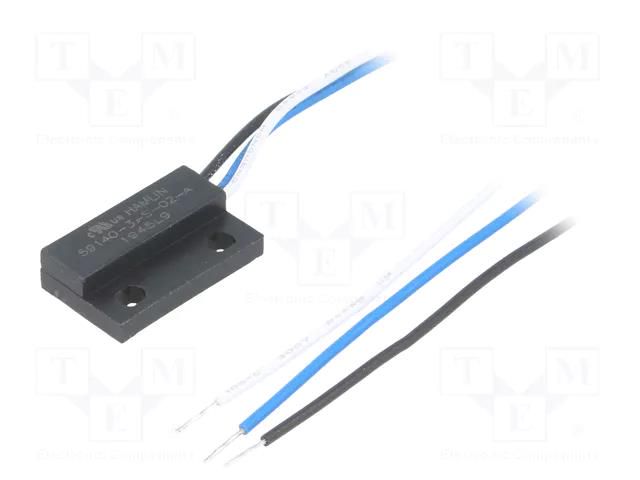 Reed switch; Range: 11.6mm; Pswitch: 5W; 23x14x6mm; Contacts: SPDT LITTELFUSE 59140-3-S-02-A
