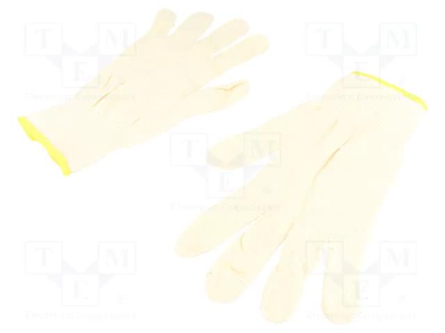 Protective gloves; Size: 10; cotton; non-insulated BAHCO SA.2820VGCOT