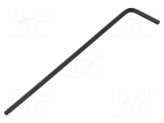 Wrench; inch,hex key,spherical; HEX 5/64"; Overall len: 88mm WIHA WIHA.01431