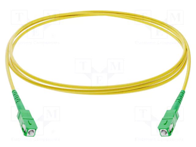 Fiber patch cord; SC/APC,both sides; 10m; Optical fiber: 9/125um FIBRAIN FIBRAIN-PATCH-003