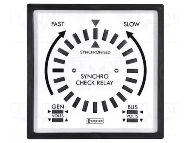 Meter: synchro; digital,mounting; on panel; LED; 110V; 45÷65Hz CROMPTON - TE CONNECTIVITY 244-14DG-01