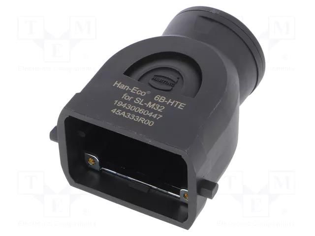 Enclosure for connectors: HDC; size 6B; for cable; Han-Eco® B HARTING 19430060447