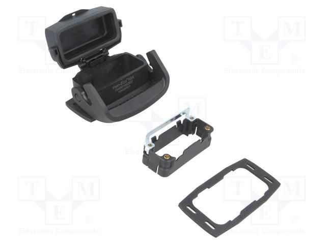 Enclosure for connectors: HDC; size 10A; for panel mounting HARTING 19460100302