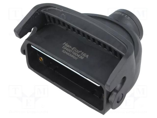 Enclosure for connectors: HDC; size 16A; for cable; Han-Eco® A HARTING 19460160436