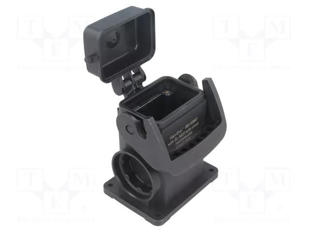 Enclosure for connectors: HDC; size 6B; for panel mounting; IP66 HARTING 19430060255