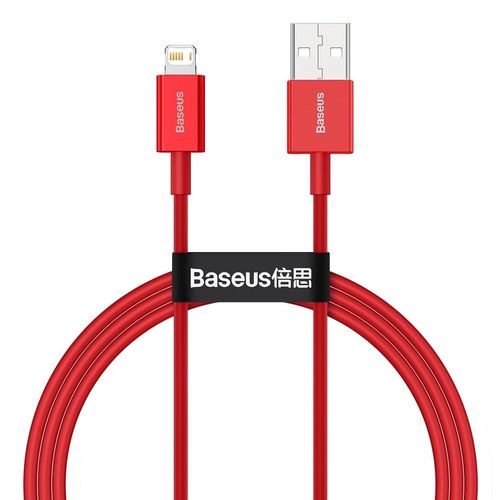 Baseus Superior USB - Lightning cable 2.4 A 1 m red (CALYS-A09), Baseus 6953156205437 6953156205437