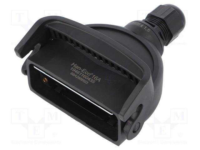Enclosure for connectors: HDC; size 16A; for cable; Han-Eco® A HARTING 19461160435