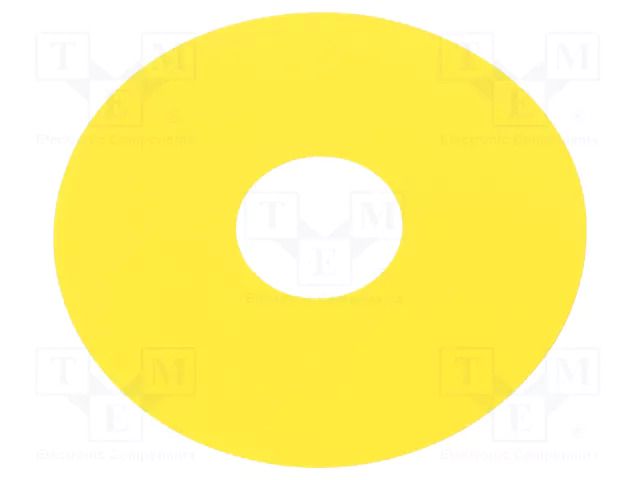 Warning plate; 22mm; 3SU1.5; Ømount.hole: 22mm; Ø: 75mm; SIRIUS ACT SIEMENS 3SU1900-0BC31-0AA0
