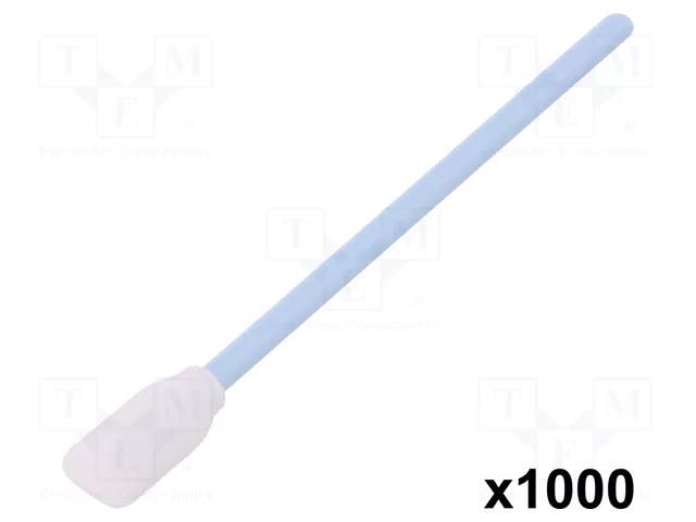 Tool: cleaning sticks; L: 127mm; flexible; 1000pcs; Tip mat: foam Techspray TCH-2306-1000