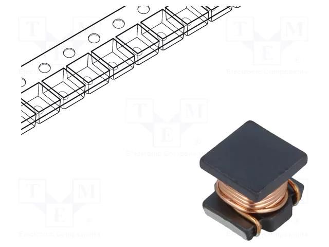 Inductor: wire; SMD; 2220; 4.7uH; 2700mA; 0.0574Ω; ±20%; LQH; 180mm MURATA LQH55DN4R7M03L