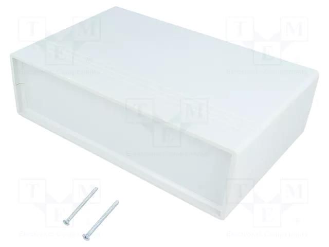 Enclosure: with panel; PCB is fastened in guides; X: 218mm; ABS TEKO NE22.5