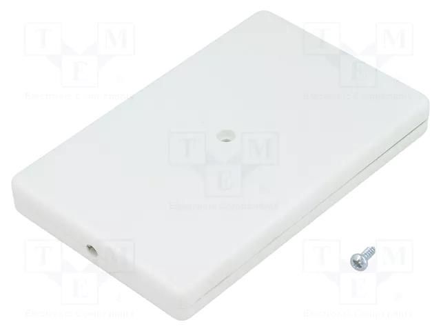 Enclosure: multipurpose; POCKET CARD; X: 54mm; Y: 85mm; Z: 10mm; ABS TEKO PC-XIR.7