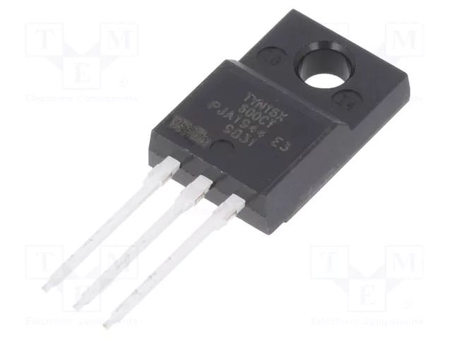 Thyristor; 600V; Ifmax: 16A; 10.2A; Igt: 15mA; TO220FP; THT; tube WeEn Semiconductors TYN16X-600CT.127