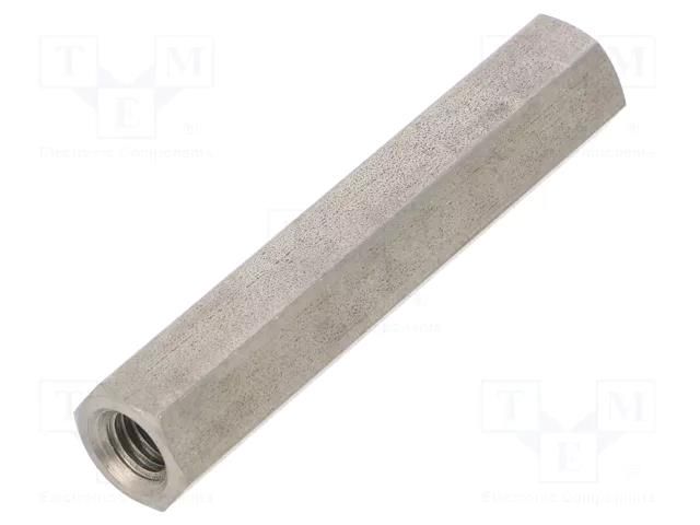 Screwed spacer sleeve; 70mm; Int.thread: M8; hexagonal DREMEC TFF-M8X70/DR1413