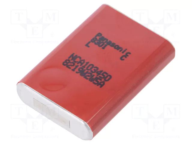 Re-battery: Li-Ion; 103450; 3.6V; 2200mAh; 10.5x33.8x48.5mm PANASONIC NCA103450