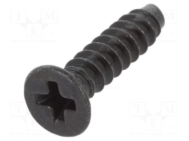 Set of screws; black; 100pcs. HAMMOND HM-1591TS100BK