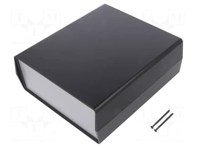 Enclosure: with panel; PCB is fastened in guides; EURO 93; ABS TEKO 936.9
