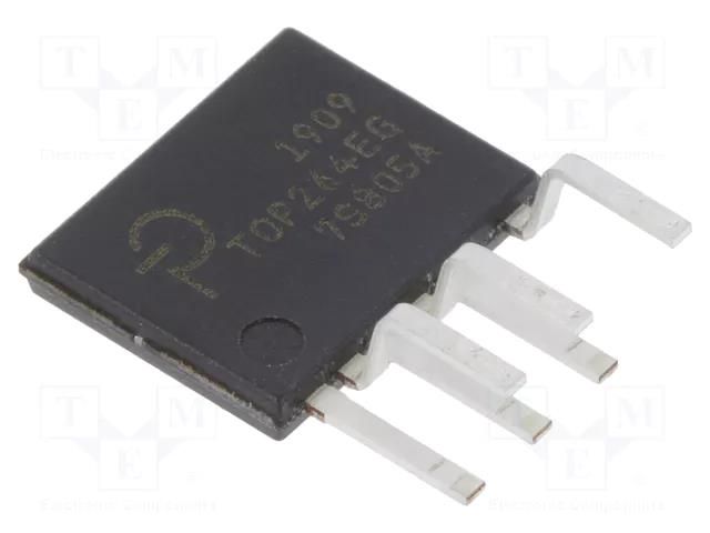 IC: PMIC; AC/DC switcher,SMPS controller; 59.4÷145kHz; eSIP-7C POWER INTEGRATIONS TOP264EG