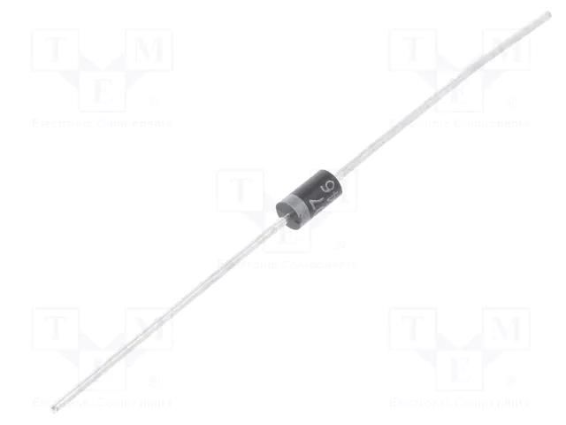 Diode: rectifying; THT; 1kV; 1A; Ammo Pack; Ifsm: 30A; DO41 CDIL 1N4007-CDI