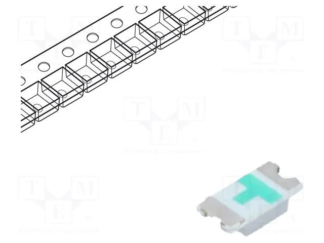 LED; red; SMD; 1206; 80÷100mcd; 1.8÷2.6VDC; 3.2x1.6x0.8mm; 140° OPTOSUPPLY OSR51206E1N-0.8T