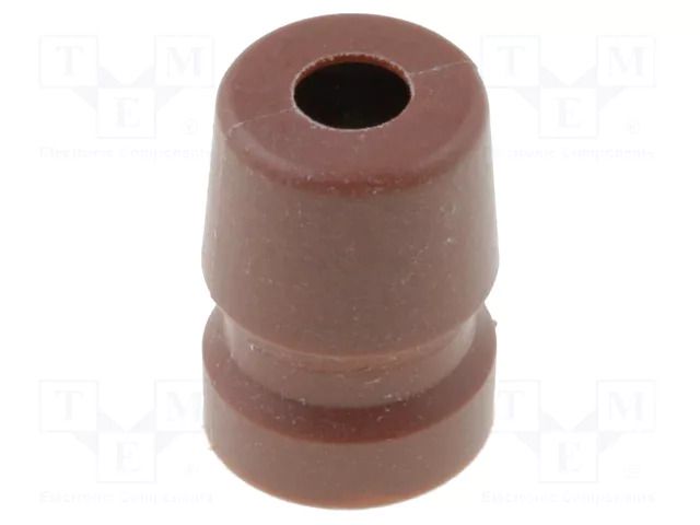 Strain relief; Jack connectors,XLR connectors; brown AMPHENOL AC-GROMMET-BRN