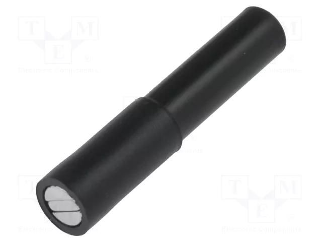 Adapter; 12A; 60VDC; 30VAC; black; Socket size: 4mm; L: 35mm ELECTRO-PJP PJPADAMAGNETD7F4-N