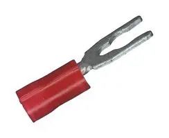 TERMINAL, SPRING SPADE, #8, RED 52950-1