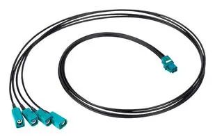 CABLE, QUAD MINI FAKRA-FAKRA JACK, 2M 095-820-157M200