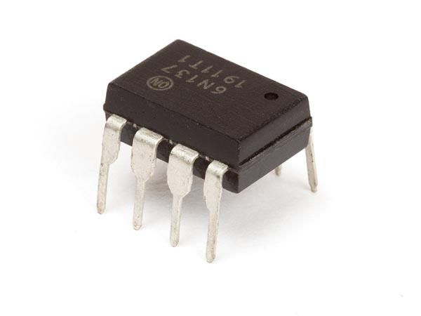 OPTO ISOLATOR WITH TRANSISTOR OUTPUT Vdc=2500V 6N137 5410329248130
