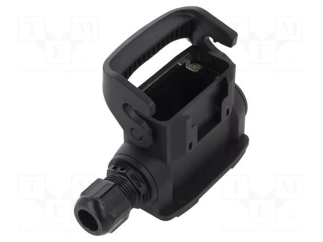 Enclosure for connectors: HDC; size 10A; Han-Eco® A; IP65; M20 HARTING 19461100292
