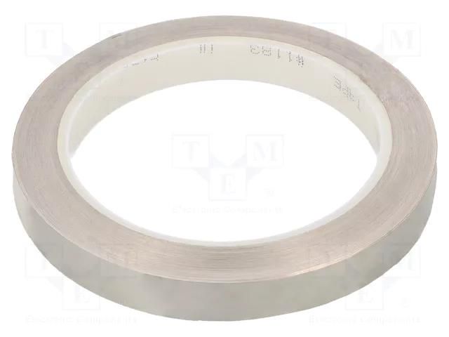 Tape: electrically conductive; W: 12mm; L: 16.5m; Thk: 0.066mm 3M 3M-1183-12-16.5