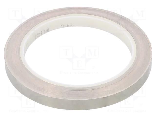 Tape: electrically conductive; W: 9mm; L: 16.5m; Thk: 0.066mm; UL510 3M 3M-1183-9-16.5