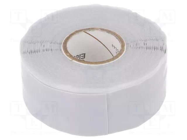 Tape: self-amalgamating; grey; 25mm; L: 9.15m; Thk: 0.3mm; max.180°C 3M SCOTCH-70-25