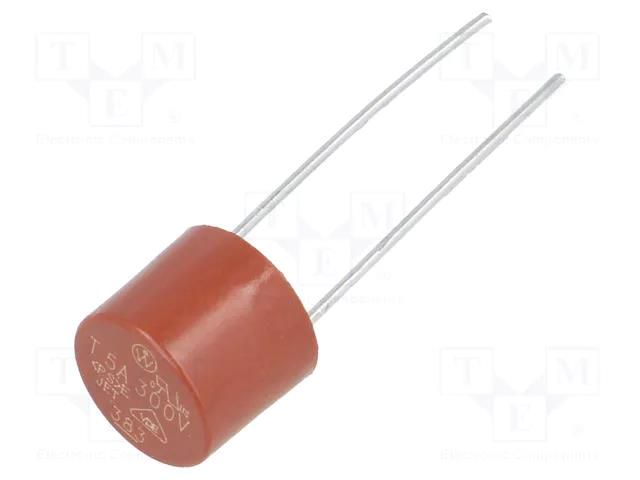 Fuse: fuse; time-lag; 5A; 300VAC; TR5 LITTELFUSE 38315000000