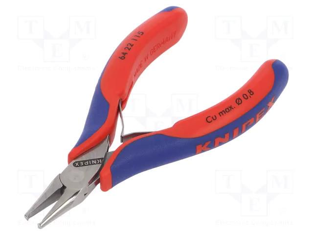 Pliers; end,cutting; two-component handle grips; 115mm KNIPEX KNP.6422115