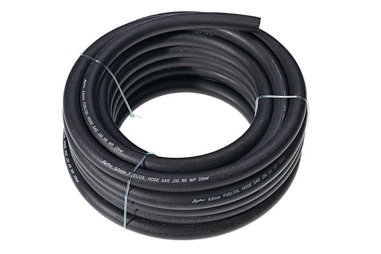 Rubber fuel hose reinforced 3-layer fi 8 mm/1 mb (10m w rolce/ in roll), Godmar 5905344079901