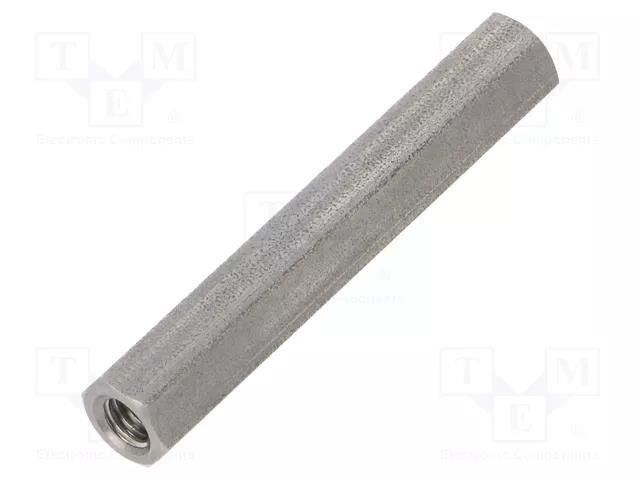 Screwed spacer sleeve; 50mm; Int.thread: M5; hexagonal DREMEC TFF-M5X50/DR148