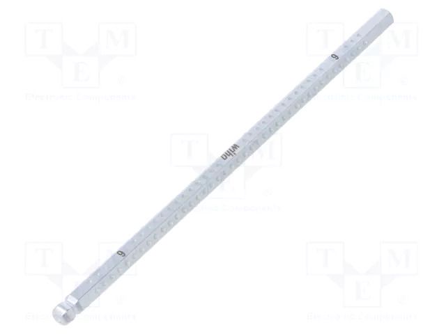 Interchangeable blade; hex key; HEX 6mm; SYSTEM 6 WIHA WIHA.00639
