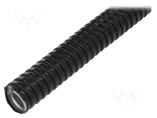 Protective tube; Size: 26; galvanised steel; black; Øint: 21mm ANAMET EUROPE FCC-25-10